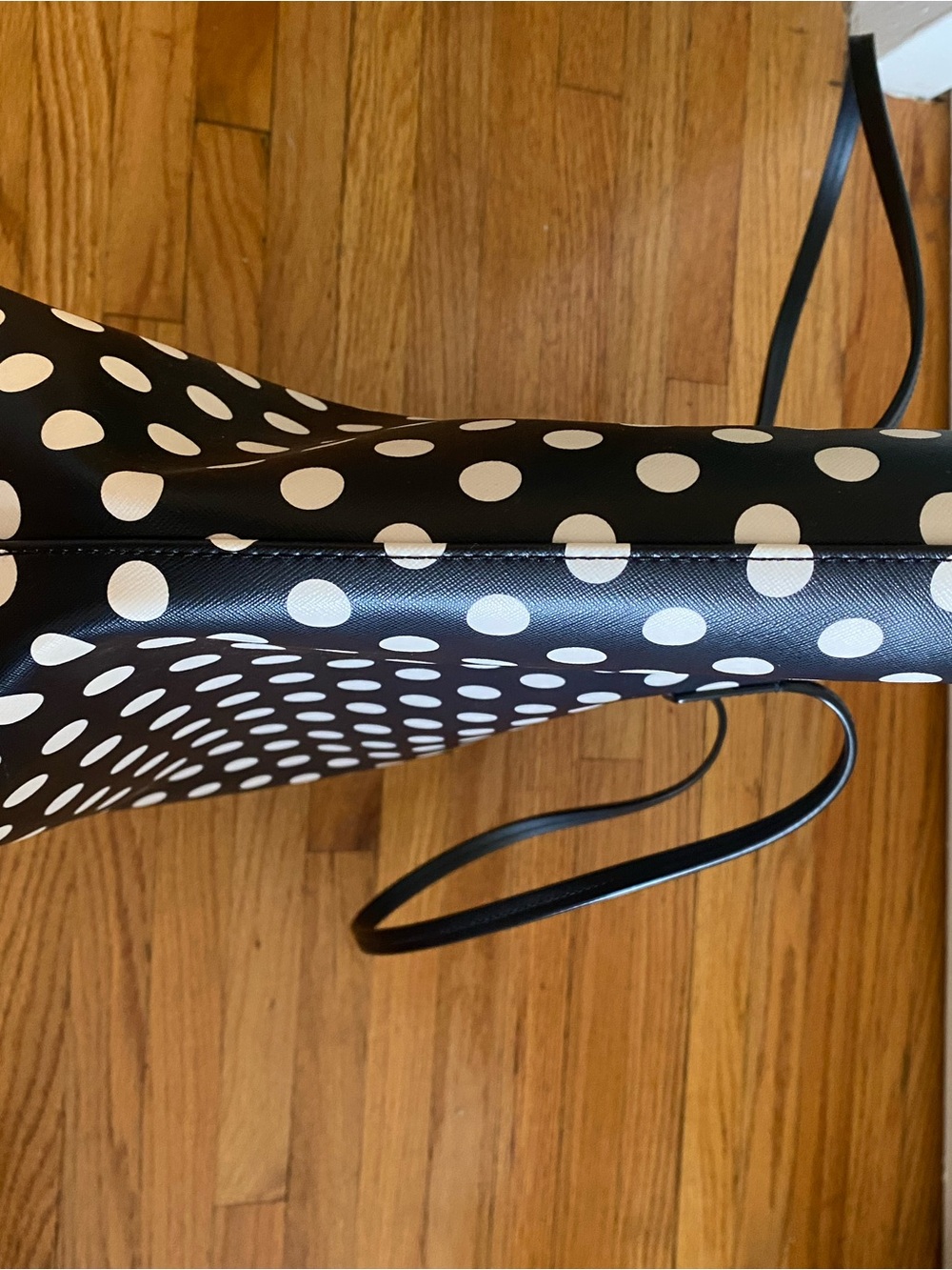 Kate Spade Polka Dot Black and White Tote Bag - Picture 5 of 7